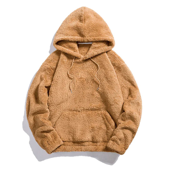 Drune | Kapuzen-Sherpa-Pullover Ultra-weiches Fleece-Hoodie für kaltes Wetter
