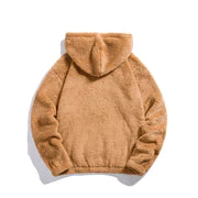 Drune | Kapuzen-Sherpa-Pullover Ultra-weiches Fleece-Hoodie für kaltes Wetter
