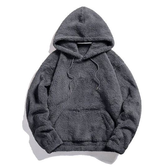 Drune | Kapuzen-Sherpa-Pullover Ultra-weiches Fleece-Hoodie für kaltes Wetter