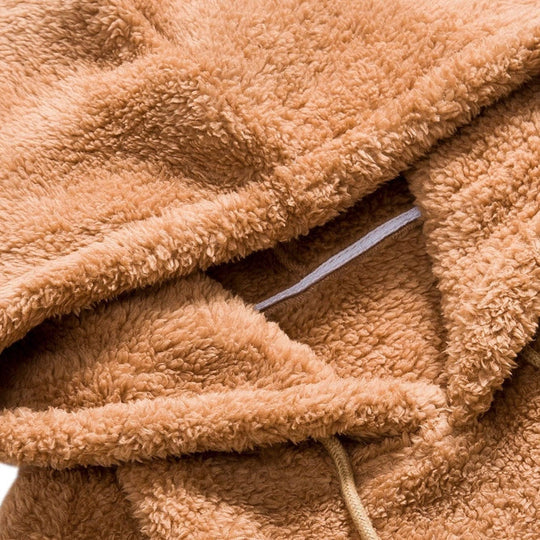 Drune | Kapuzen-Sherpa-Pullover Ultra-weiches Fleece-Hoodie für kaltes Wetter