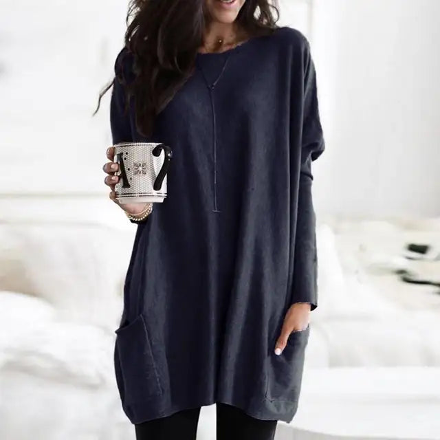 Drune | Tunika mit langen Ärmeln und Taschen