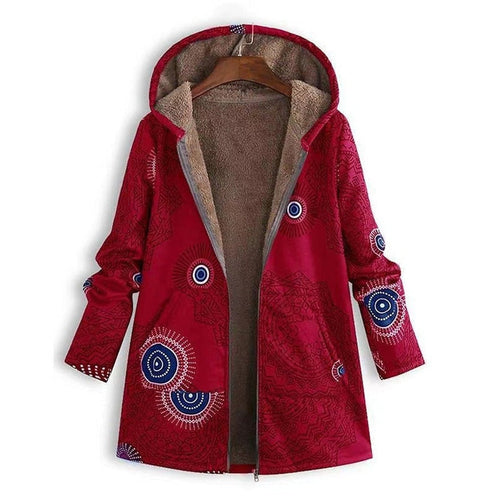 Drune | Parka Wintermantel Isolierte Mid-Länge Jacke mit Taschen
