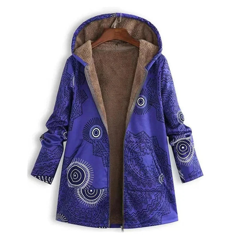 Drune | Parka Wintermantel Isolierte Mid-Länge Jacke mit Taschen