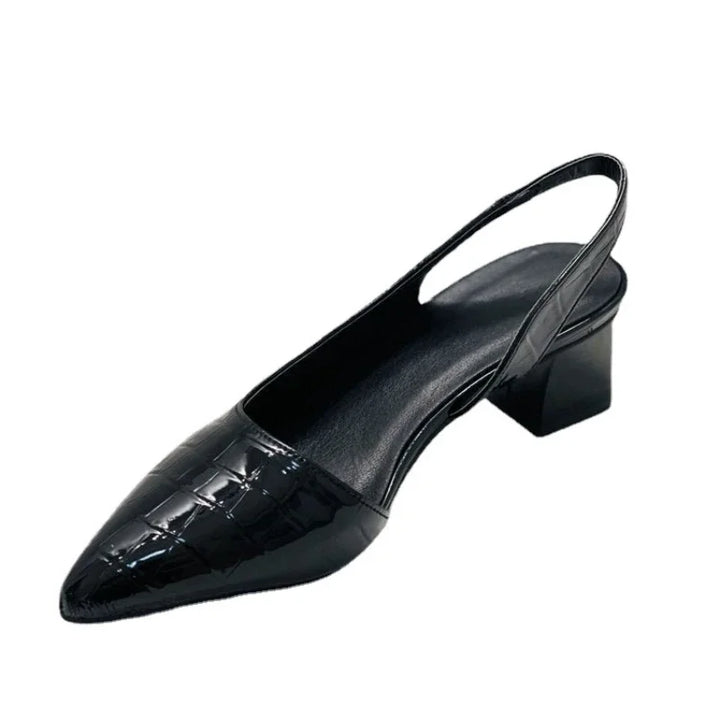Drune | Lässige Rutschfest Spitze Zehe Slingback Schuhe