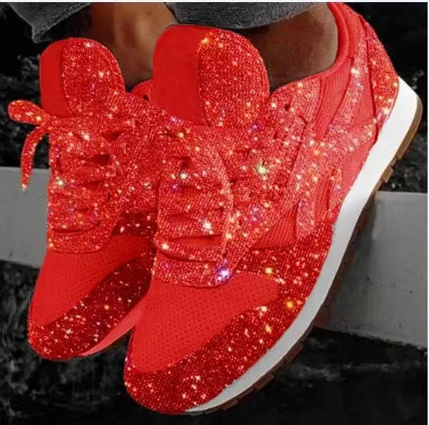 Drune | Lässige Glitzerschuhe Mit Pailletten