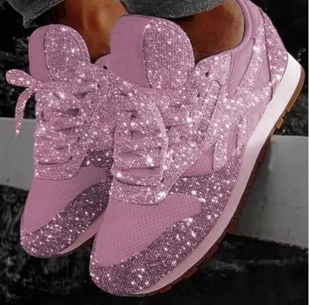 Drune | Lässige Glitzerschuhe Mit Pailletten