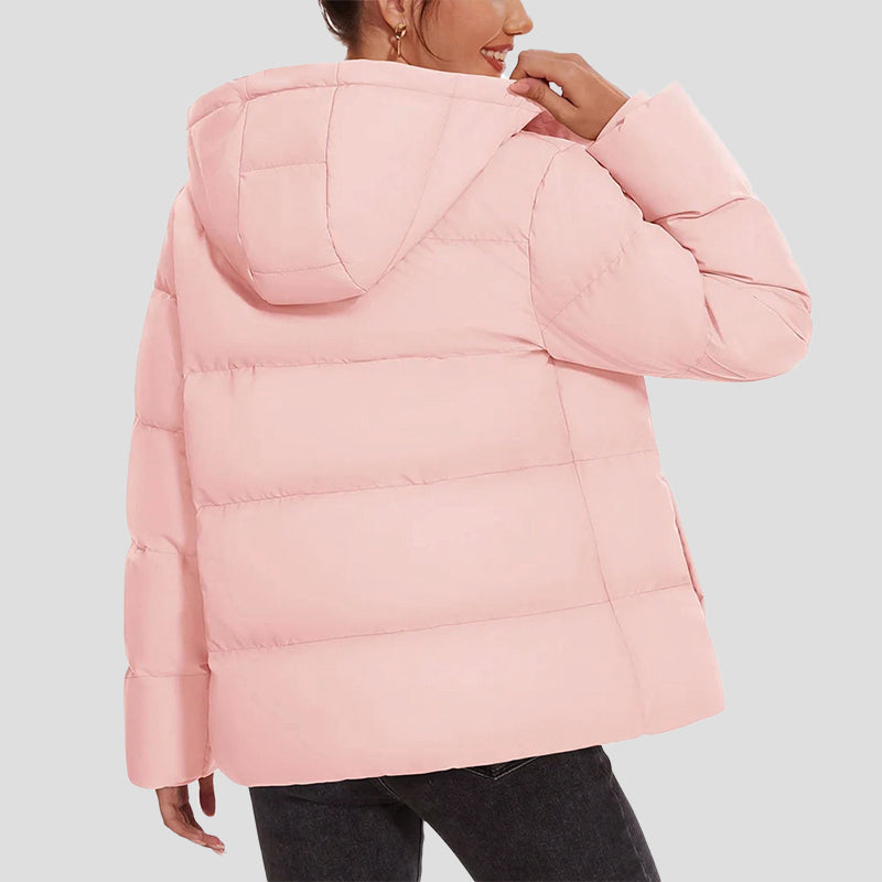 Drune | Daunen-Pufferjacke mit Kapuze und wasserabweisendem Obermaterial