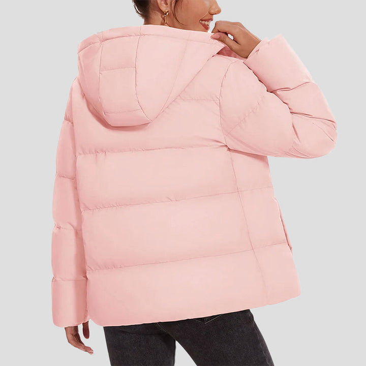 Drune | Daunen-Pufferjacke mit Kapuze und wasserabweisendem Obermaterial