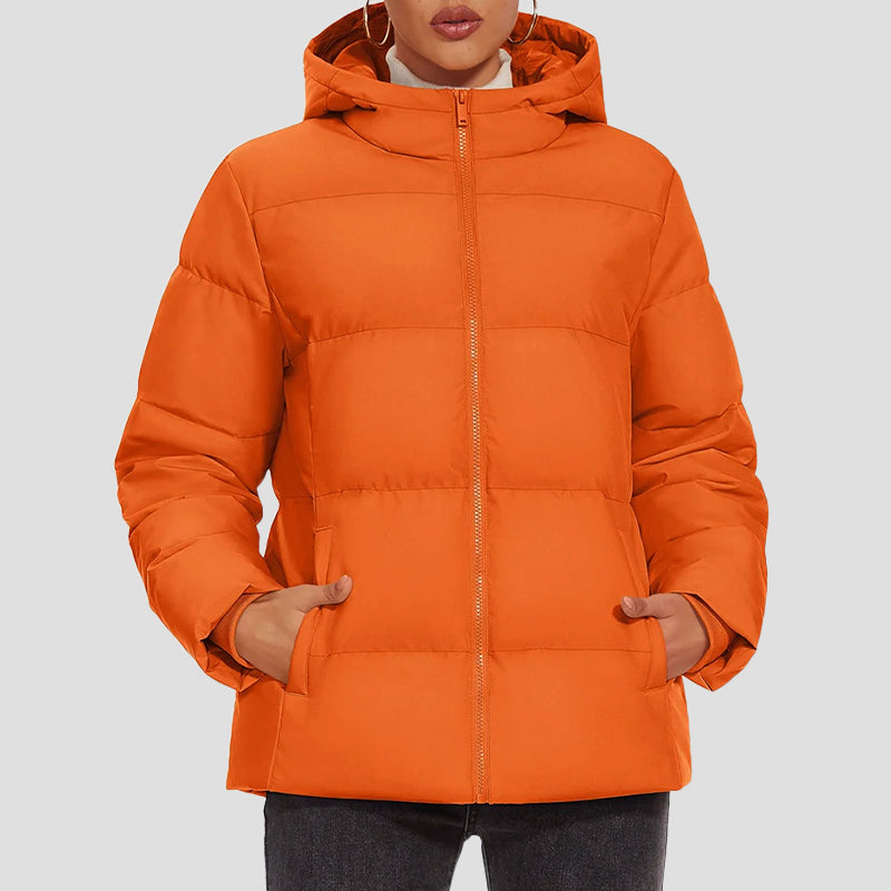 Drune | Daunen-Pufferjacke mit Kapuze und wasserabweisendem Obermaterial