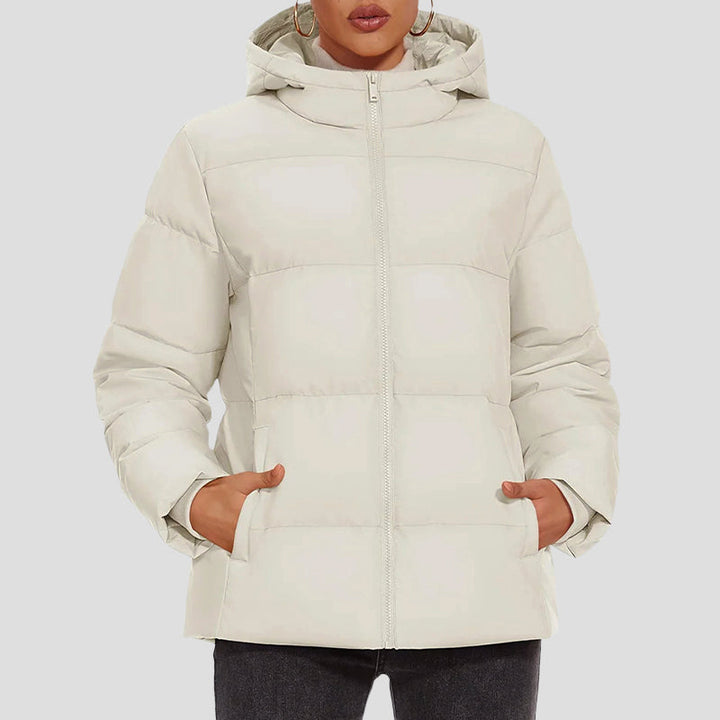 Drune | Daunen-Pufferjacke mit Kapuze und wasserabweisendem Obermaterial
