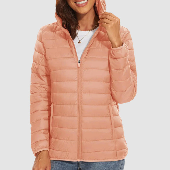 Drune | Kapuzen-Pufferjacke mit Reißverschlusstaschen