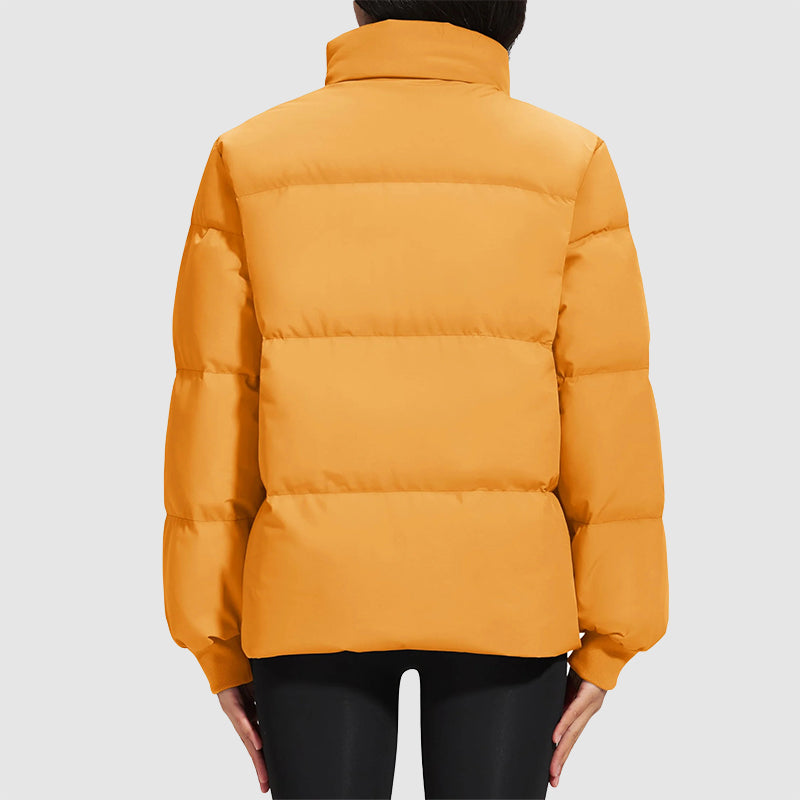 Drune | Midikurz Daunenpufferjacke mit Stehkragen