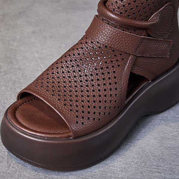 Drune | Ledersandalen Für Orthopädische Bedürfnisse