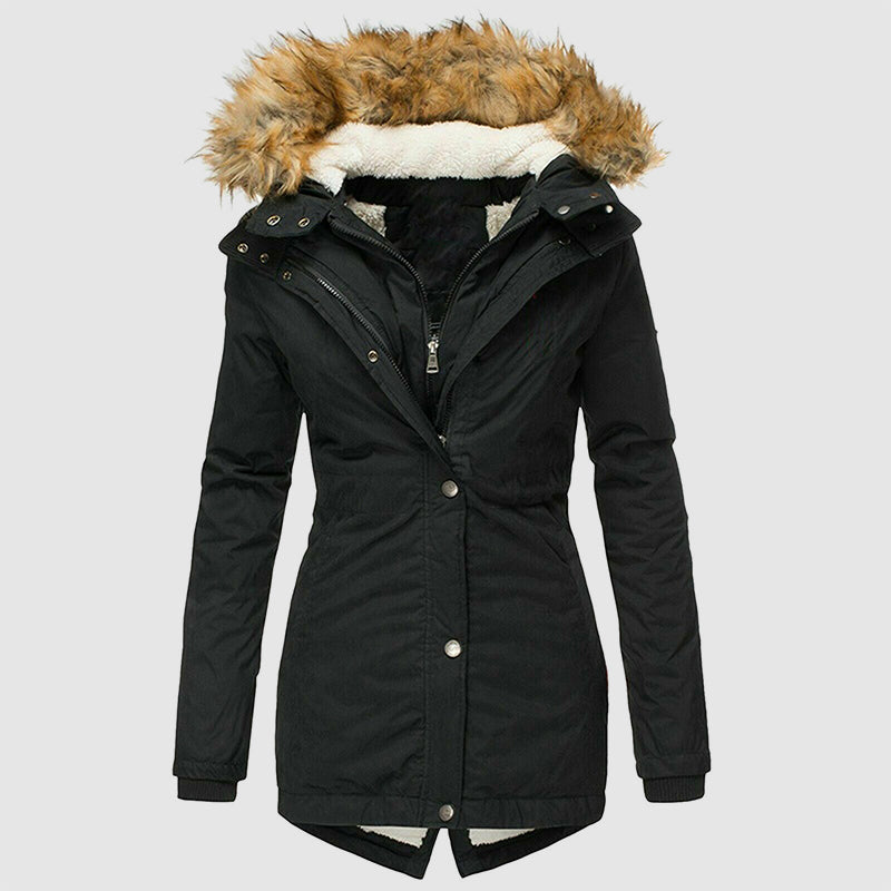 Drune | Winter Parka mit Kunstfellkapuze und innerem Fleece-Futter