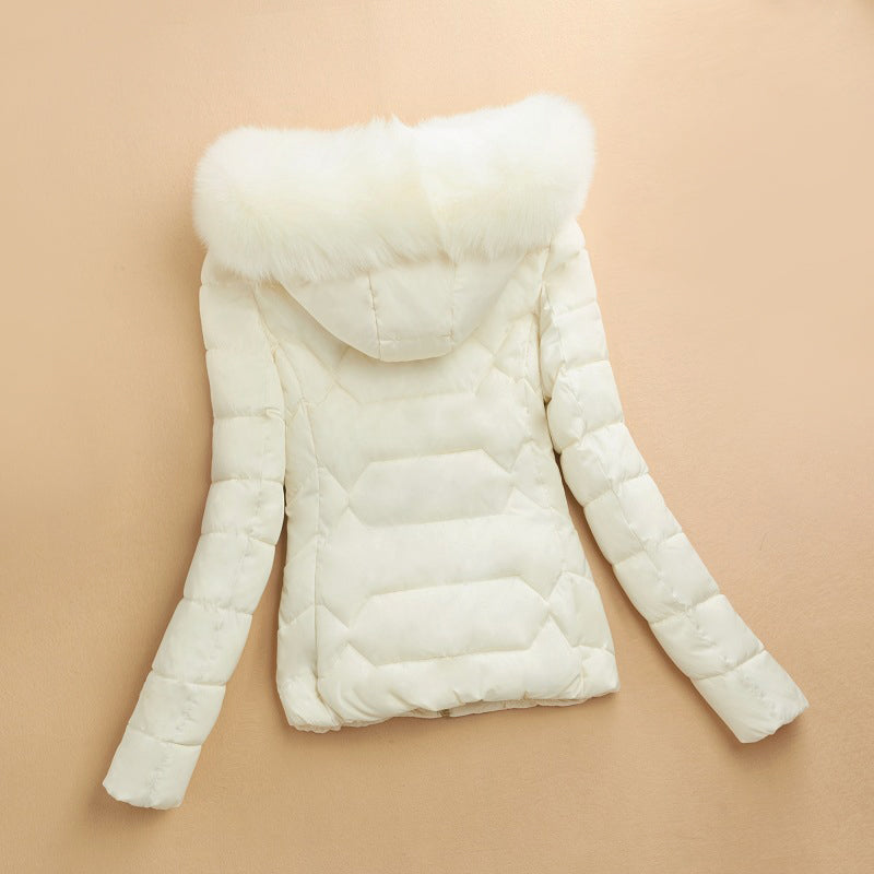 Drune | Winter Puffer-Jacke mit Fell-Style Kapuzenverzierung