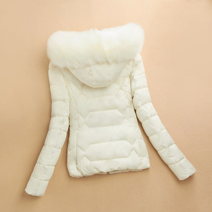Drune | Winter Puffer-Jacke mit Fell-Style Kapuzenverzierung