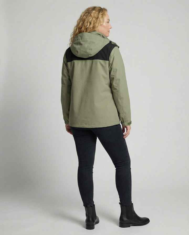 Warme Damen Winterjacke Fleece | Drune