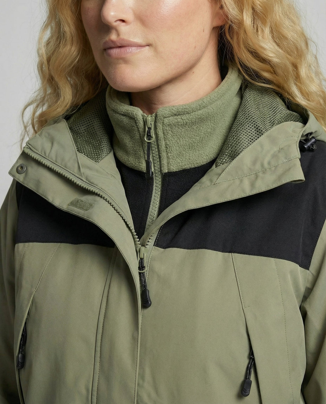 Warme Damen Winterjacke Fleece | Drune