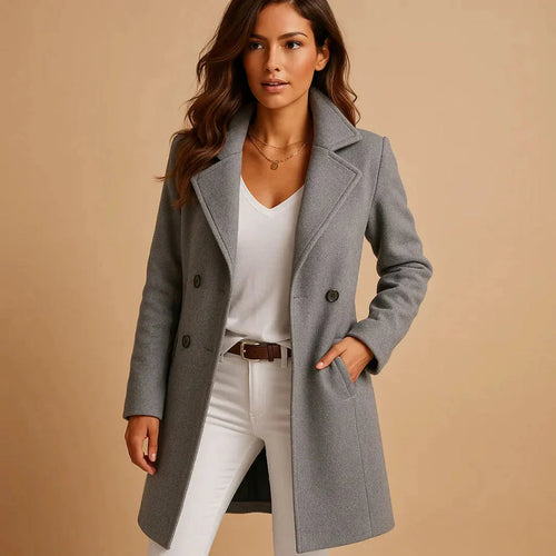 Drune | Button-Up Taillierter Langer Mantel