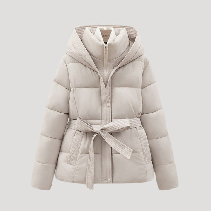 Drune | Damen Daunenjacke, Mit Kapuze, Mit Gürtel - Winter