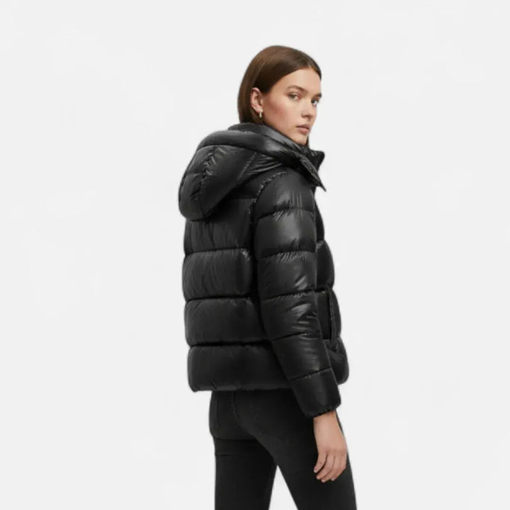 Drune | Kapuzen Slim Puffer Jacke