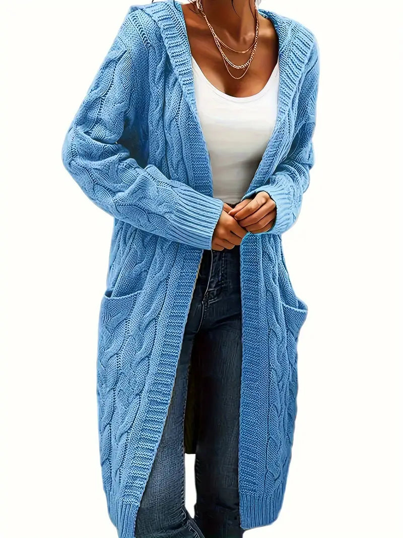 Drune | Damen Langer Cardigan Gemütlich Weich Komfort für Mühelosen Stil