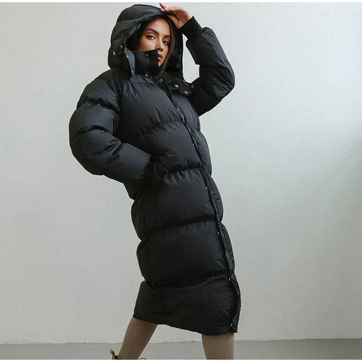 Drune | Maxi Puffer Jacke Übergröße Kapuzenjacke