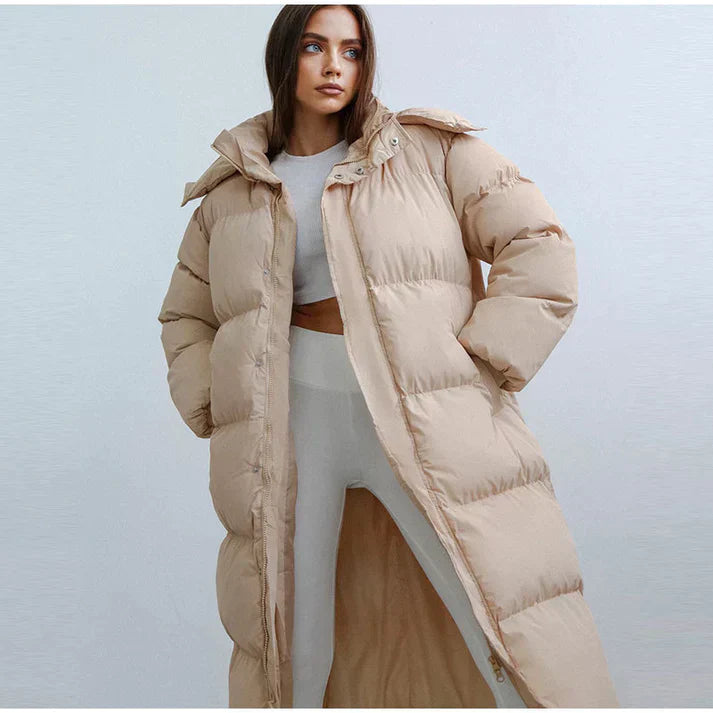 Drune | Maxi Puffer Jacke Übergröße Kapuzenjacke