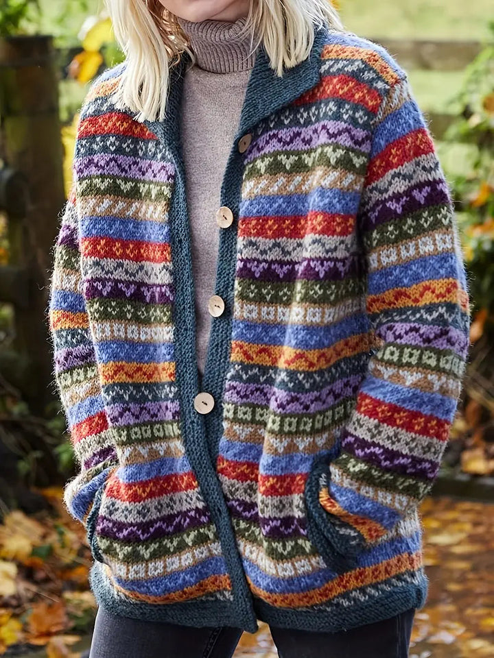 Drune | Damen Überdimensionaler Schwarzer Cardigan Weich, Leichtes Layer