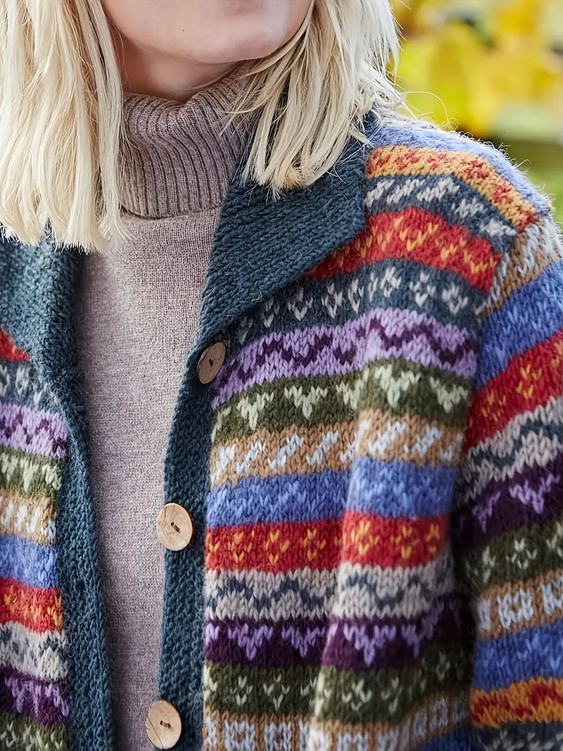 Drune | Damen Überdimensionaler Schwarzer Cardigan Weich, Leichtes Layer