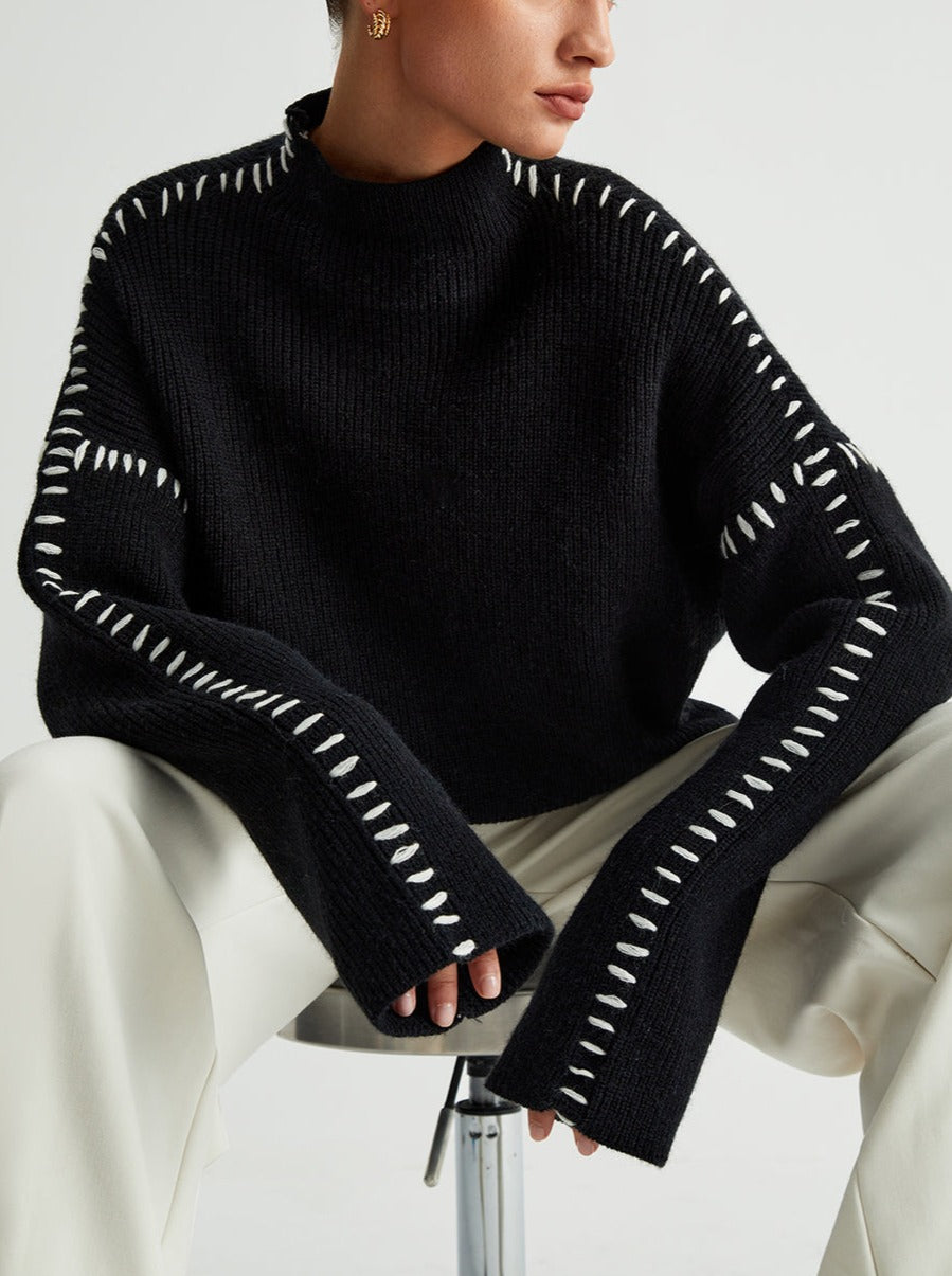 Drune | Damen Oversized Pullover - Lässiger Schnitt