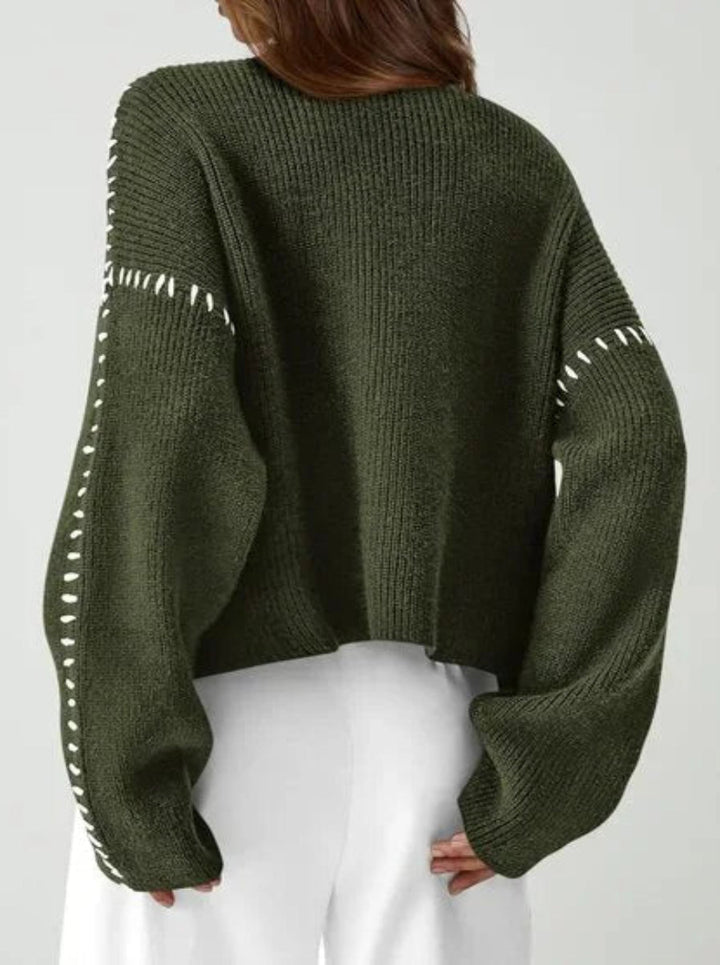 Drune | Damen Oversized Pullover - Lässiger Schnitt