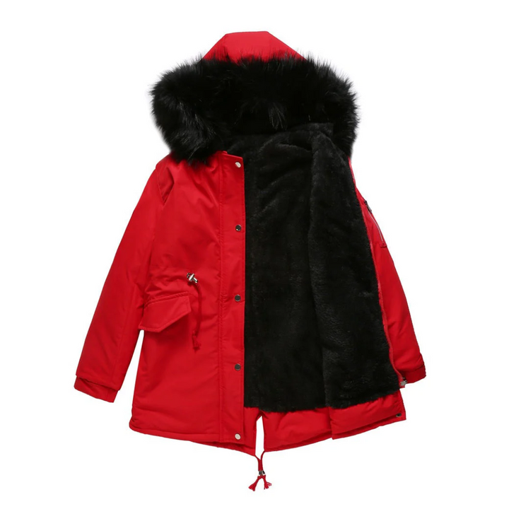 Drune | Damen Button-Down Parka Winterjacke