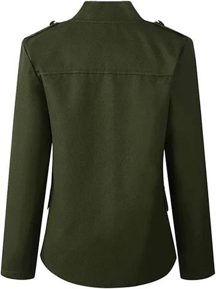 Drune | Damenblazer mit Stehkragen und Knopfverschluss