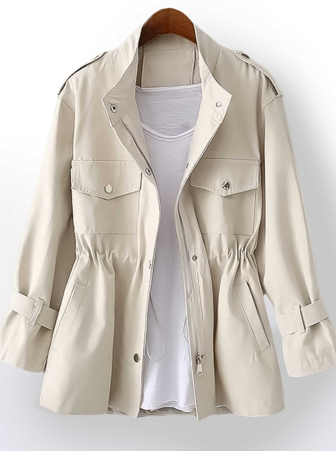 Drune | Damen Cargo Trenchcoat Für Den Herbst Stylisch und Funktional