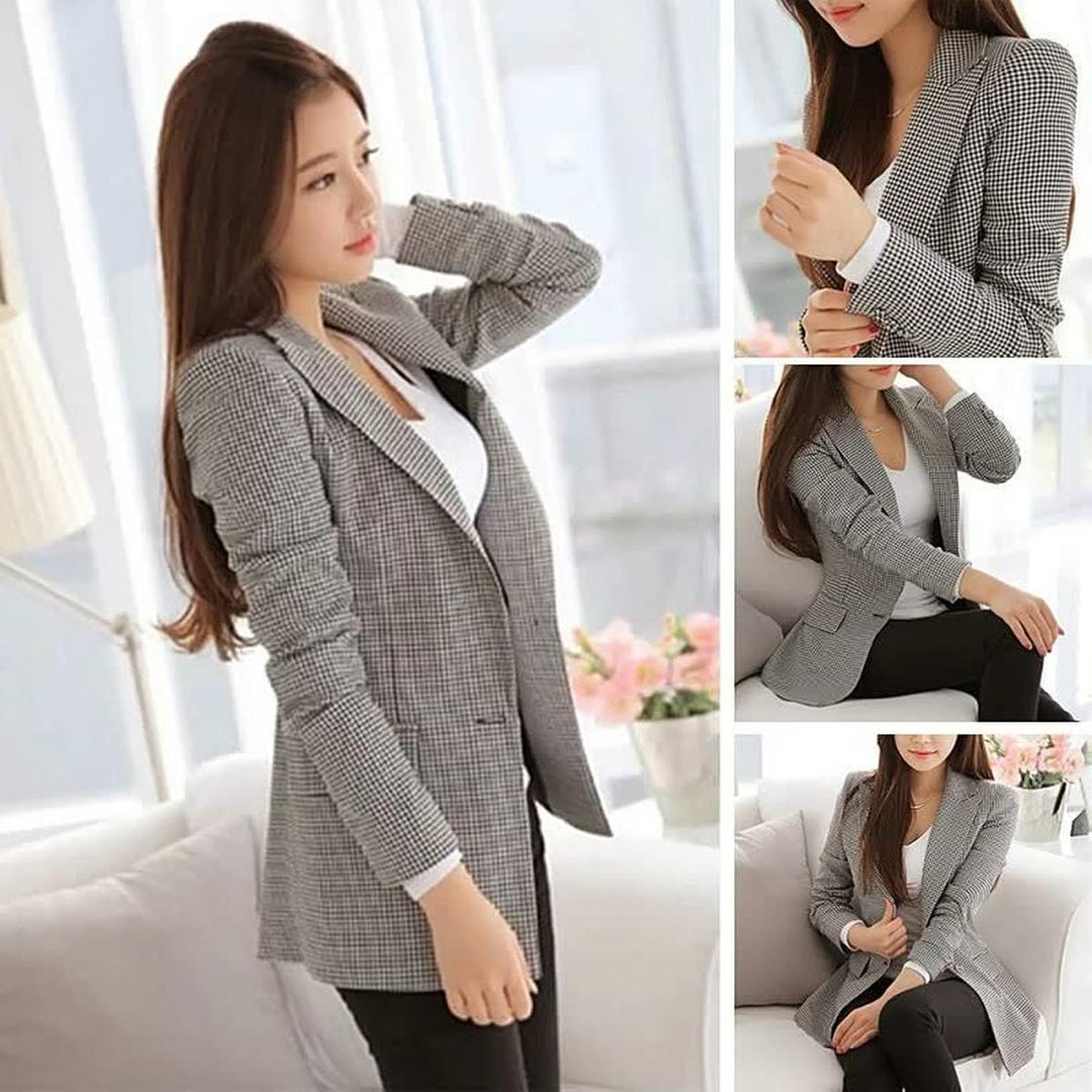 Drune | Damen Freizeit Blazer Vielseitige Leichte Jacke