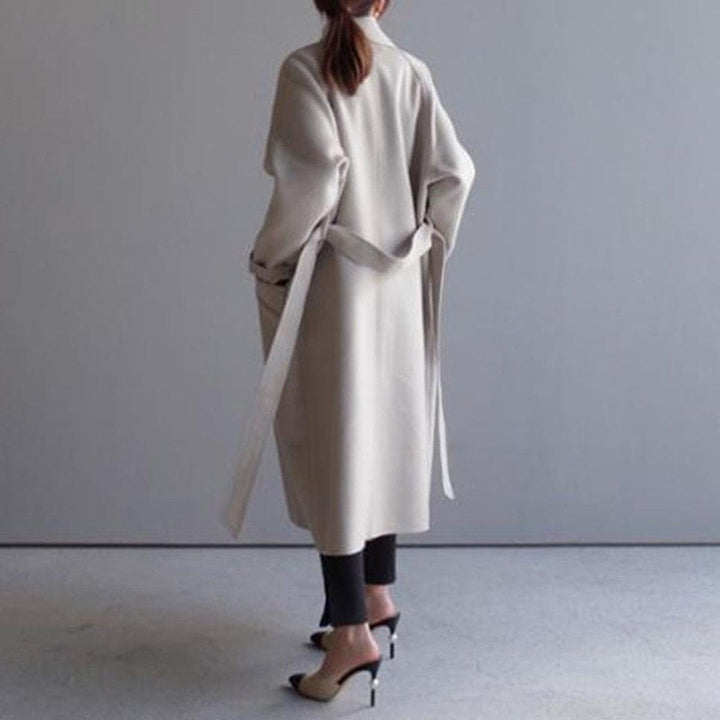 Drune | Damen Klassischer Gürtelt Trenchcoat