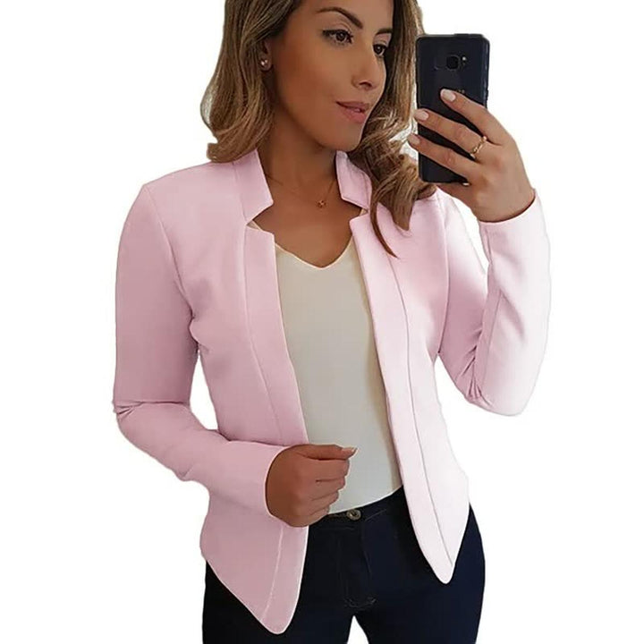Drune | Damen Klassischer Blazer Premium Stoff Formelle Kleidung