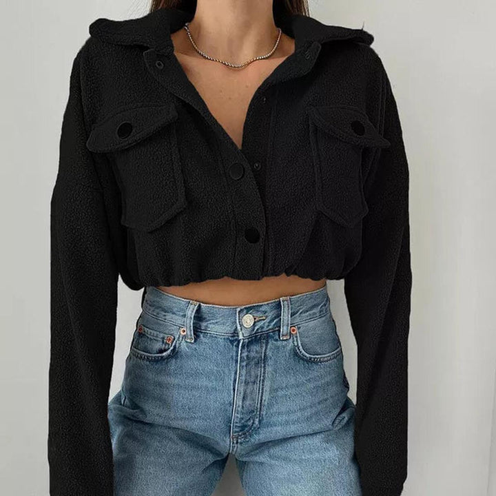 Drune | Damen Klassische Bomberjacke mit Elastischen Bündchen