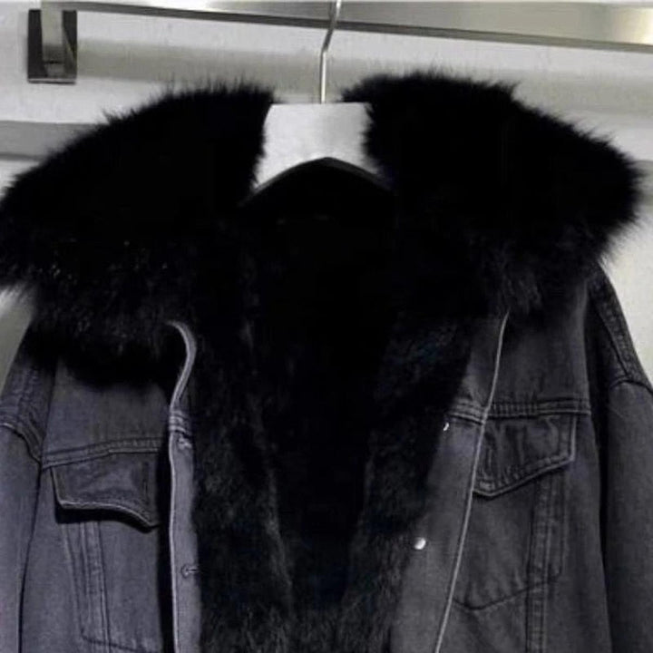 Drune | Damen Klassische Passform Denim Jacke