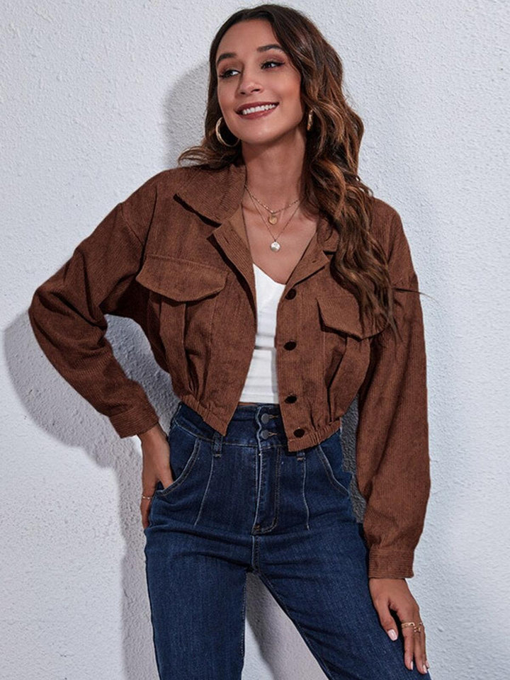 Drune | Damen Klassische Einfarbige Jacke