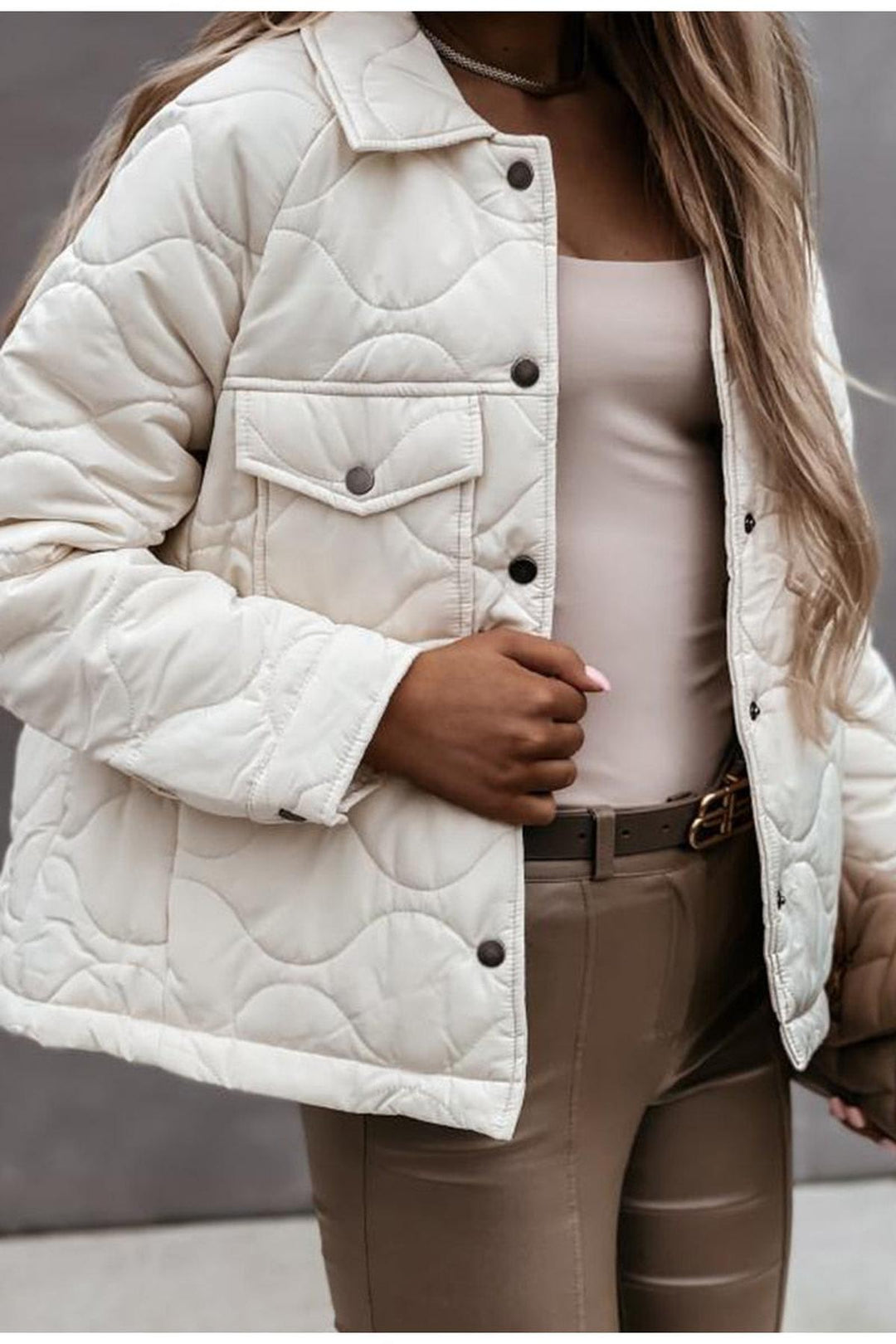 Drune | Damen Klassische Vielseitige Jacke mit Taschen
