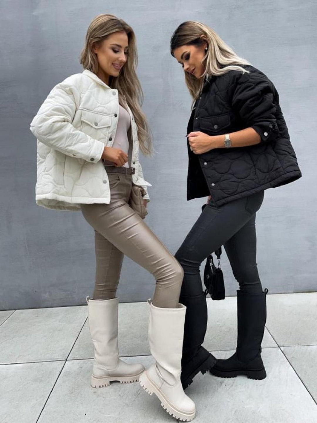 Drune | Damen Klassische Vielseitige Jacke mit Taschen