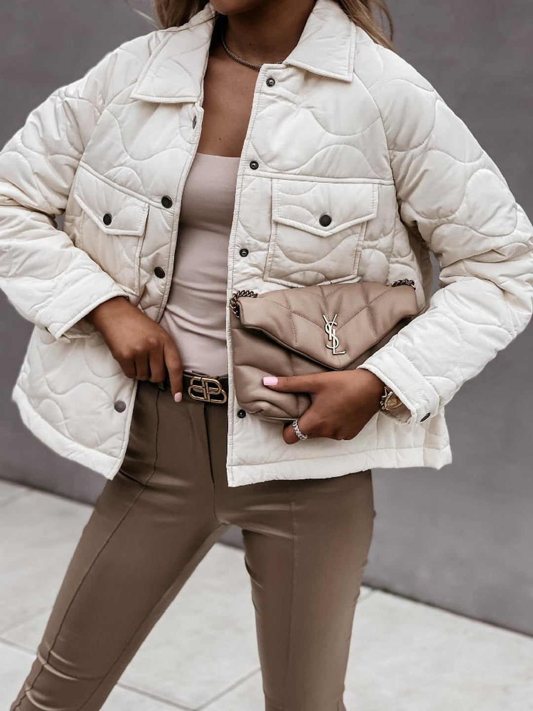 Drune | Damen Klassische Vielseitige Jacke mit Taschen