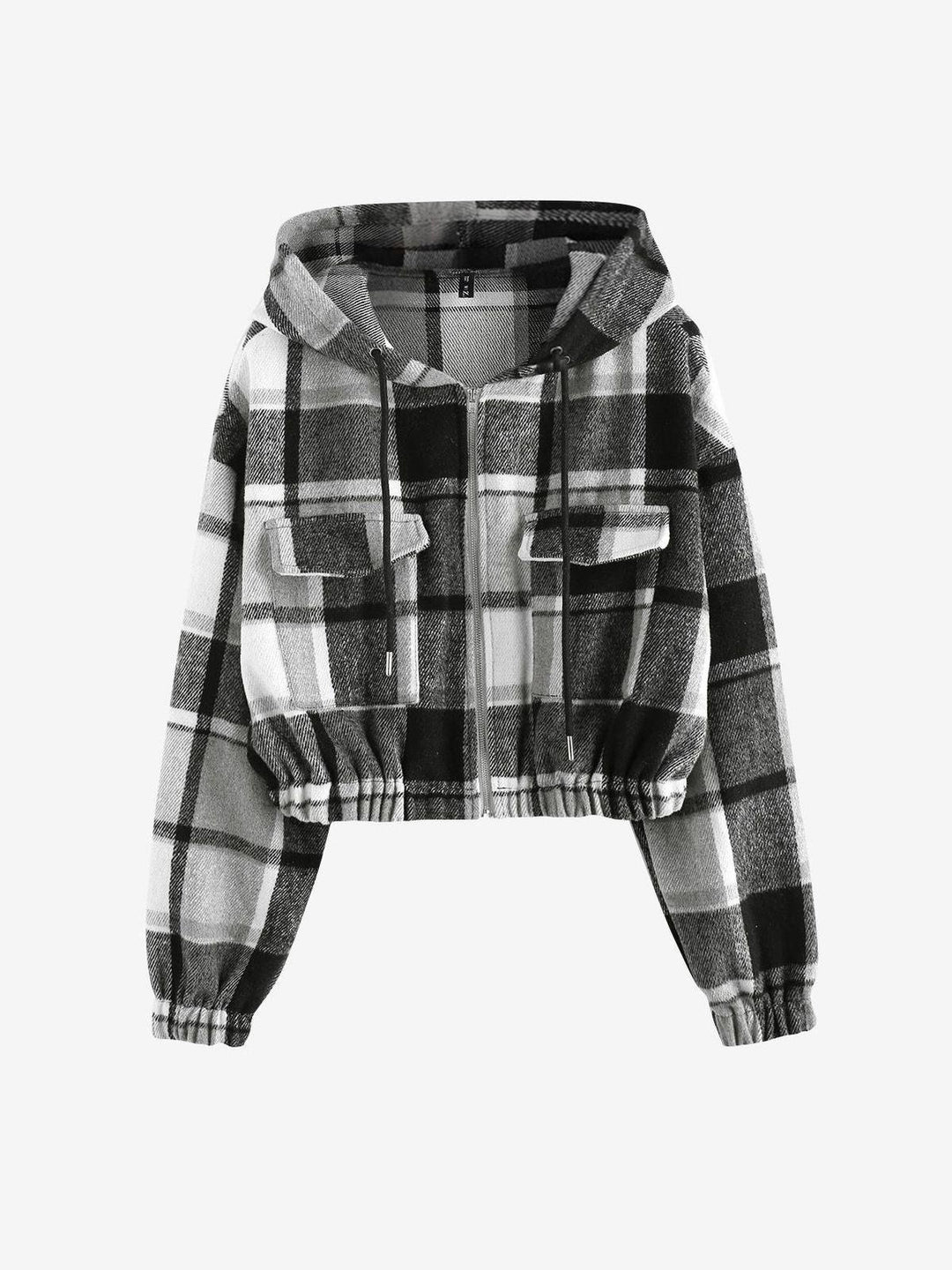 Drune | Damen Cropped Jacke Modisches Vielseitiges Design