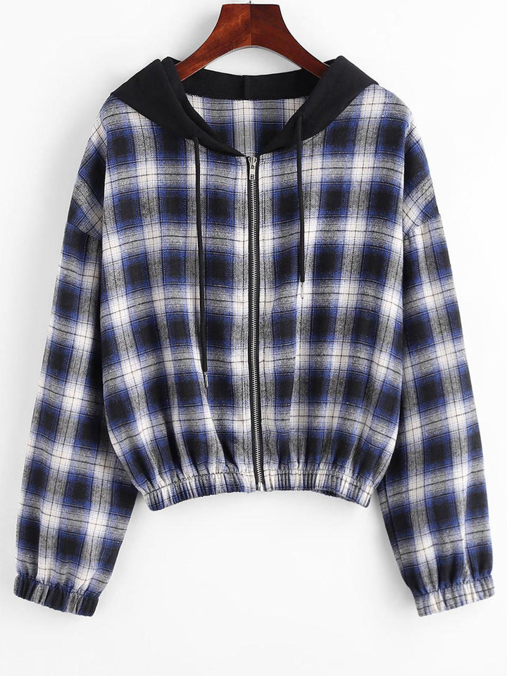 Drune | Damen Cropped Jacke Modisches Vielseitiges Design