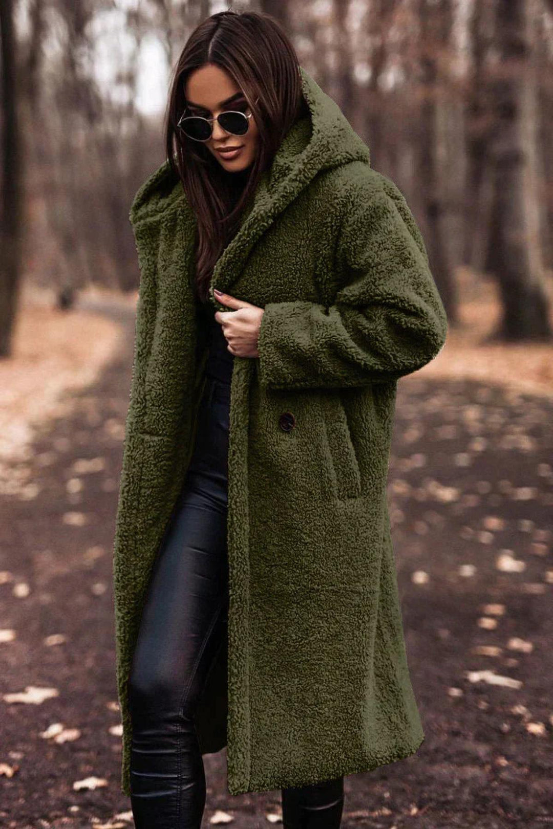 Drune | Damen Doppelreiher Trenchcoat mit Abnehmbarem Gürtel