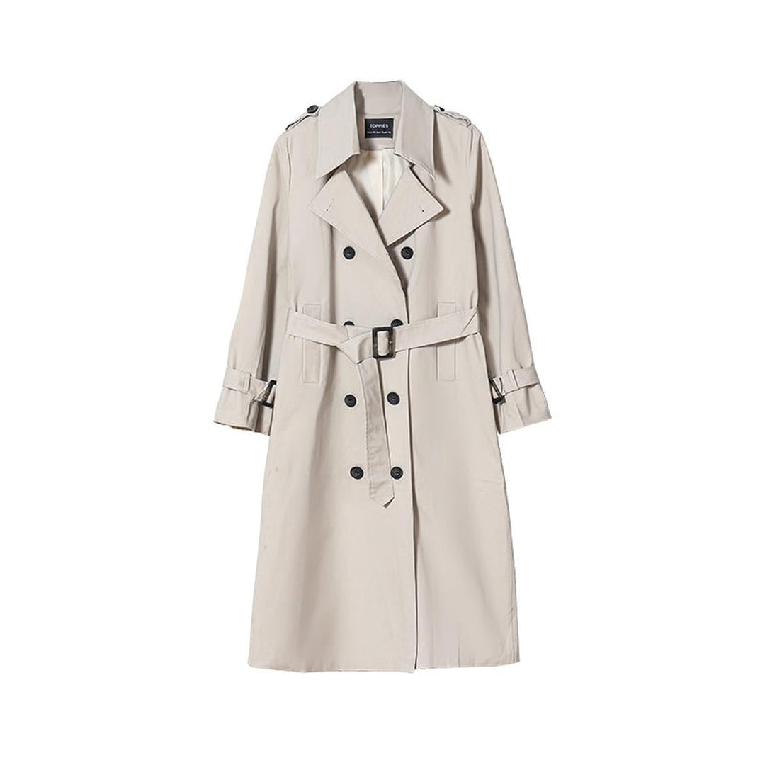 Drune | Damen Eleganter Trenchcoat Wind Wetterfest