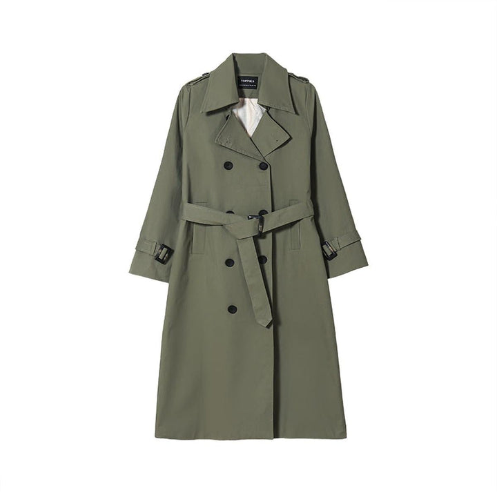 Drune | Damen Eleganter Trenchcoat Wind Wetterfest