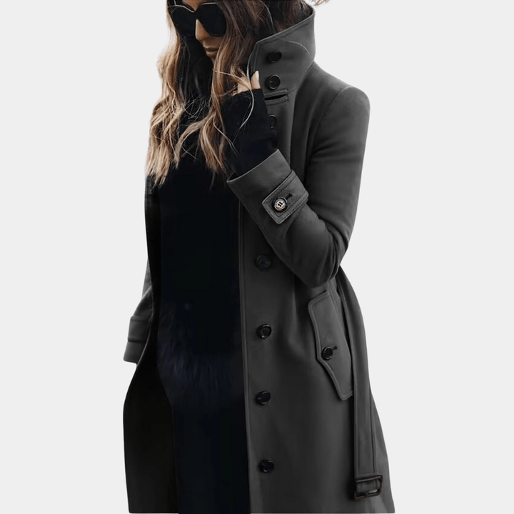 Drune | Damen Eleganter Warmer Trenchcoat